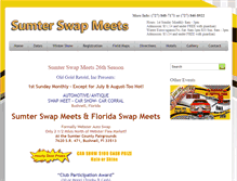 Tablet Screenshot of floridaswapmeets.com